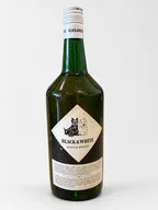 Black & White Scotch Whisky — bilingual diamond label (B0017)