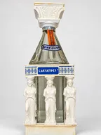 Caryatides Best Ouzo — architectural bottle (B0043)